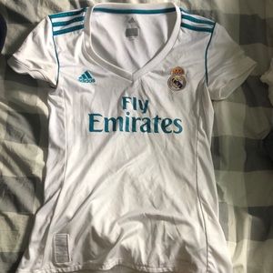 Women’s Small Real Madrid Jersey (v-neck)